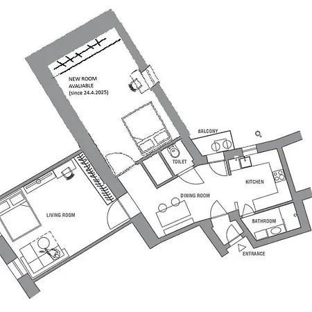 With Balcony Center *