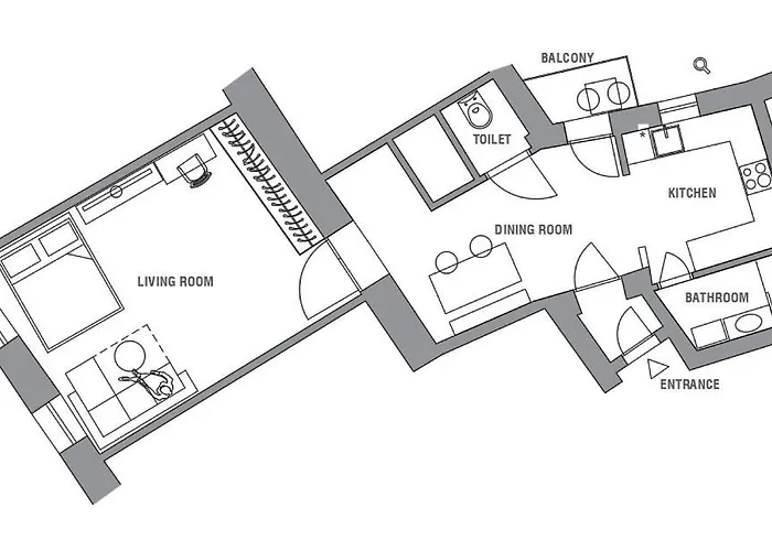 דירה With Balcony Center *